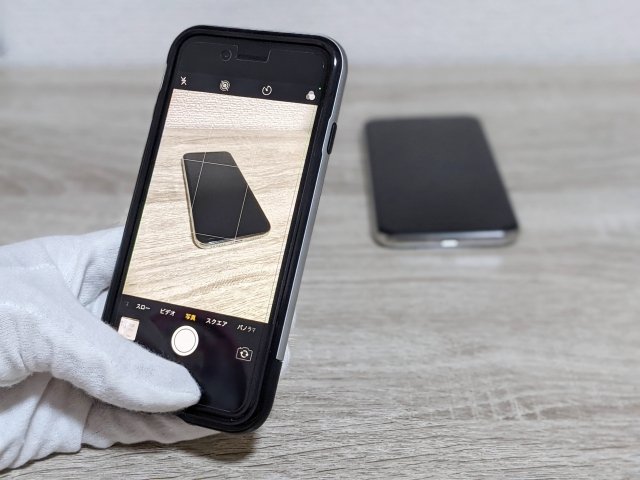 出品するために写真撮影