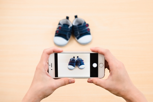 フリマアプリ用に写真撮影